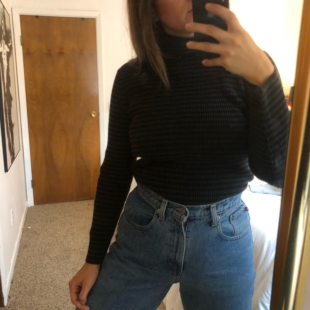 Ralph Lauren Striped Turtleneck